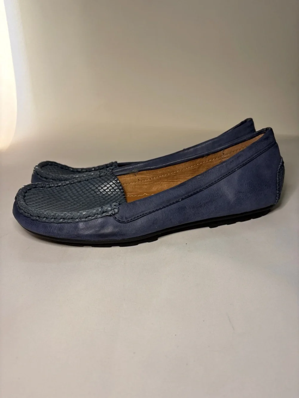 BARE TRAPS Kieran‎ Women's Black Leather Driving Loafers Size 10
